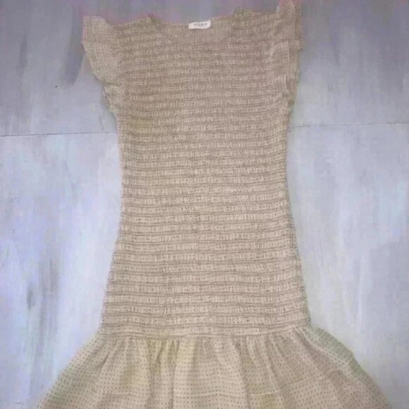 Storia Tan & Black Mini Dress size Small - Picture 4 of 13